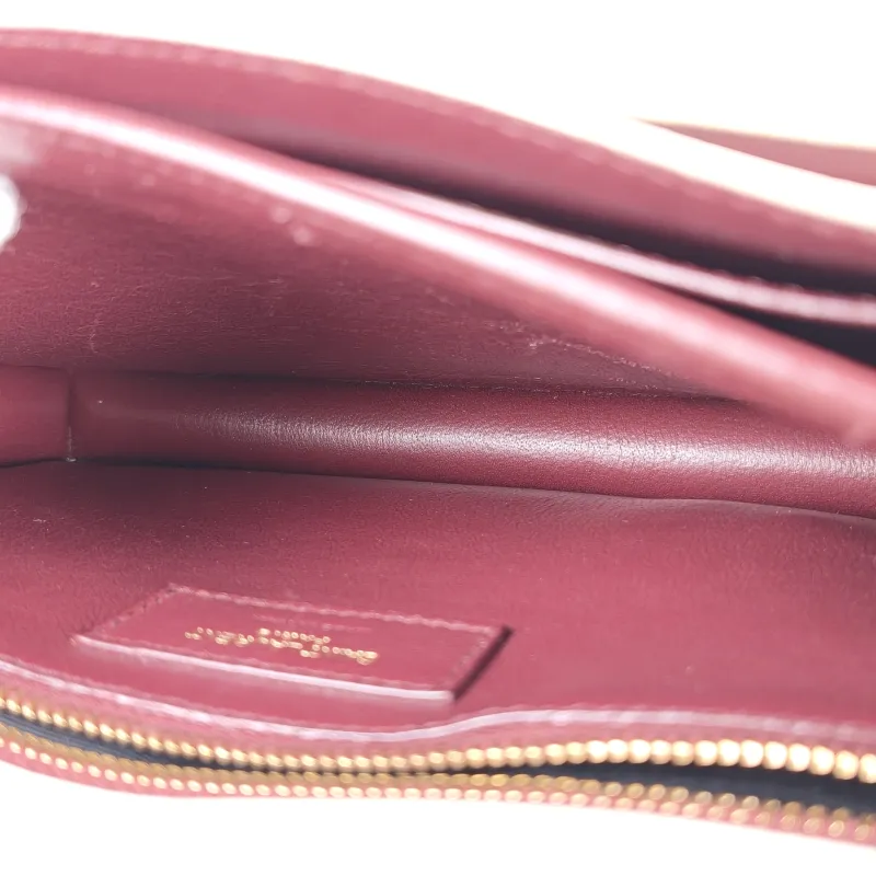 SAINT LAURENT Crossbody Bag Cassandra White Grained Calfskin Medium 22 × 5.5 × 16.5 cm — detail view 11 of 11