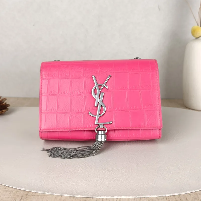 SAINT LAURENT Crossbody Bag KATE Red Calfskin Mini17 × 5 × 11.5 cm — cover view 1 of 5