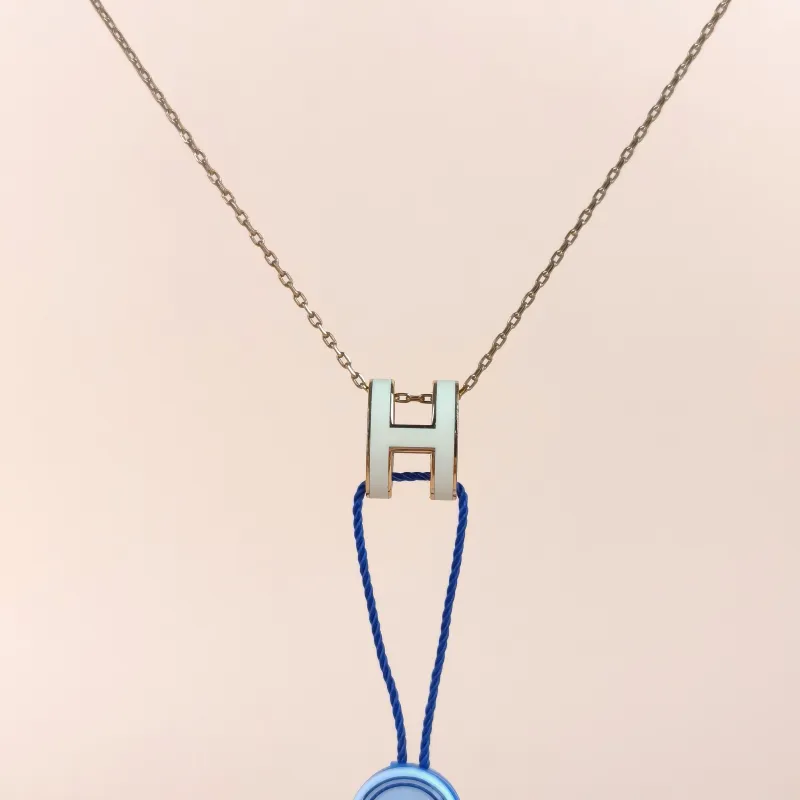 Hermès Necklace Pop HN ecklace White Large 42cm