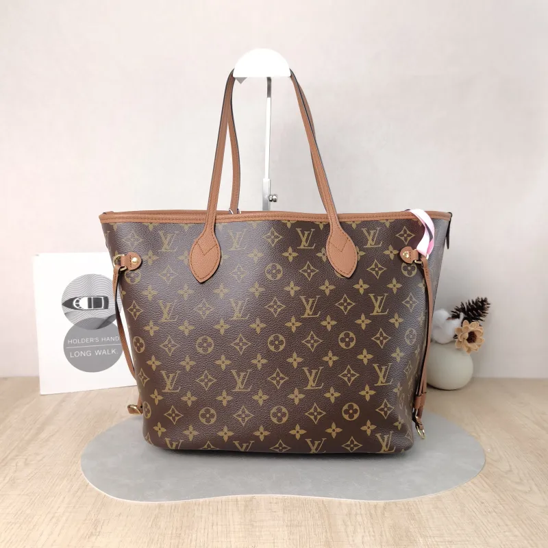 Louis Vuitton Shoulder Bag NEVERFULL INSIDE OUT PVC · Calfskin Medium 31 × 14 × 28 cm — cover view 4 of 5