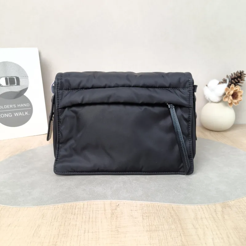 PRADA Crossbody Bag Messenger Bag Crossbody Bag Black Nylon One Size 23 × 8.5 × 17 cm — cover view 5 of 5