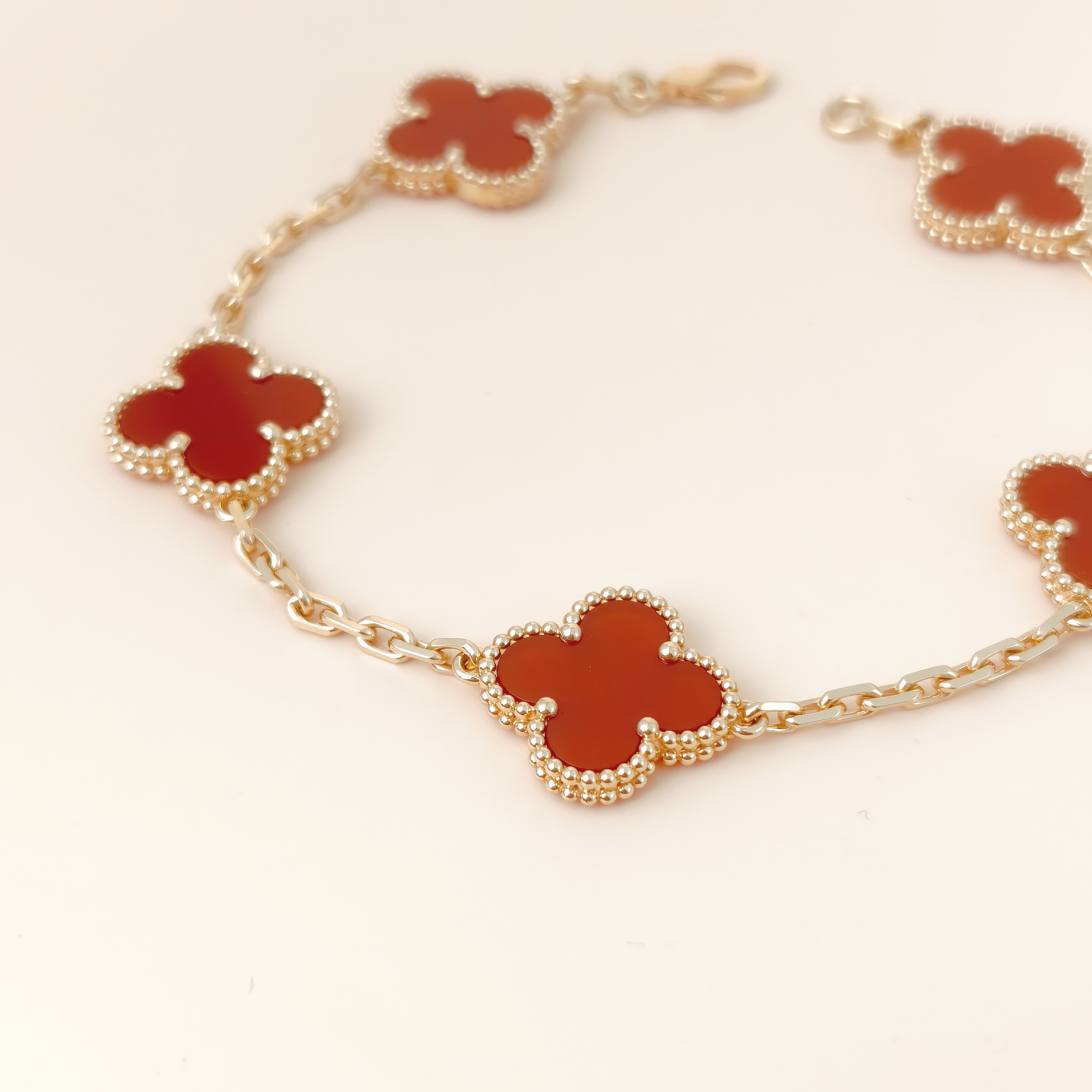 Van Cleef & Arpels Bracelet Alhambra Alhambra Collection Five-Motif Bracelet 18KY ellow Gold Vintage Small19cm โ cover view 2 of 12