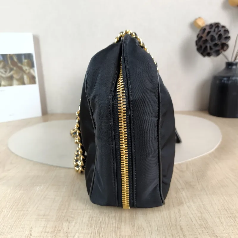 PRADA Shoulder Bag Shoulder Bag Black Nylon One Size 35 × 9 × 20 cm — detail view 3 of 11
