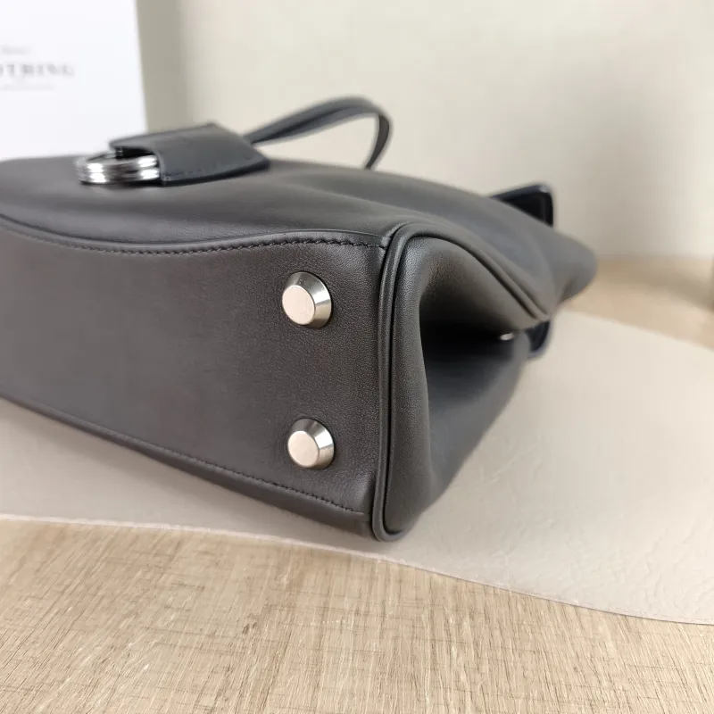 BALENCIAGA Crossbody Bag RODEO Dark Grey Calfskin Mini 23 × 10 × 17 cm — detail view 9 of 12