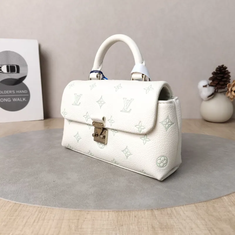 Louis Vuitton Crossbody Bag MADELEINE White · Green Calfskinnano21 × 6 × 12.5 cm — cover view 3 of 6