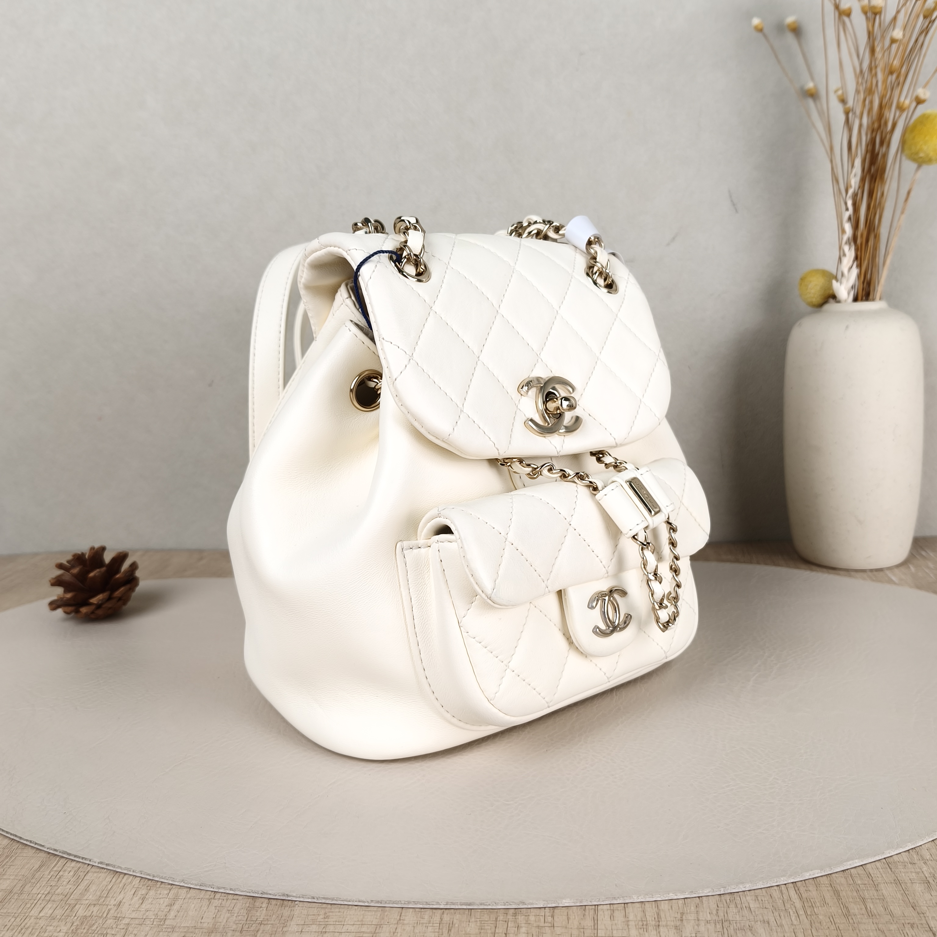Chanel Backpack Duma White Small18 × 12 × 18.5 cm — cover view 5 of 5