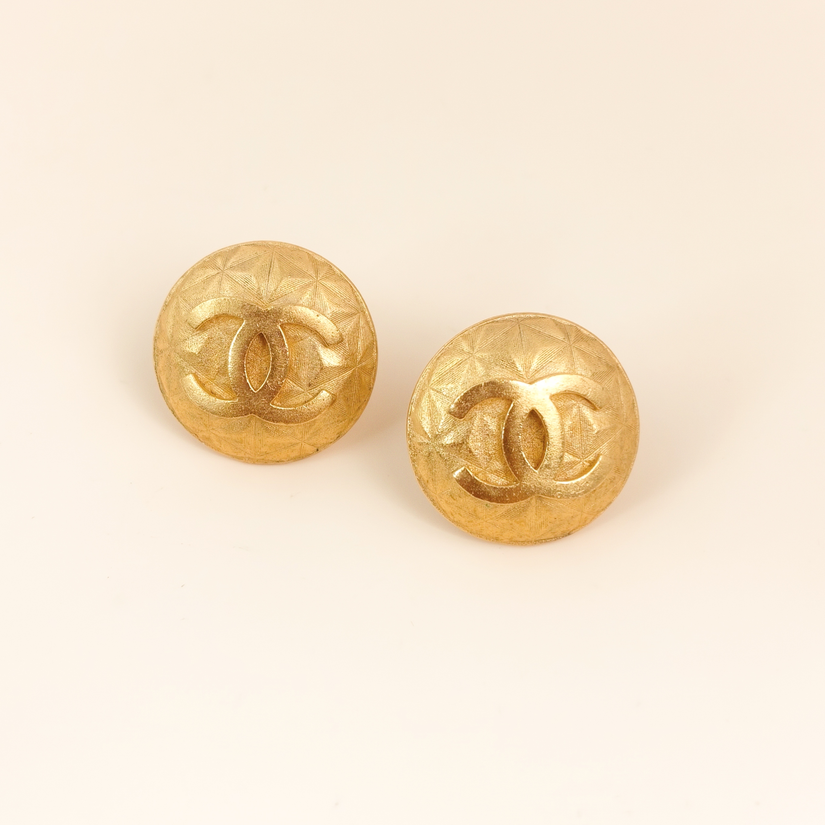 Chanel Earrings Earrings Gold One Size