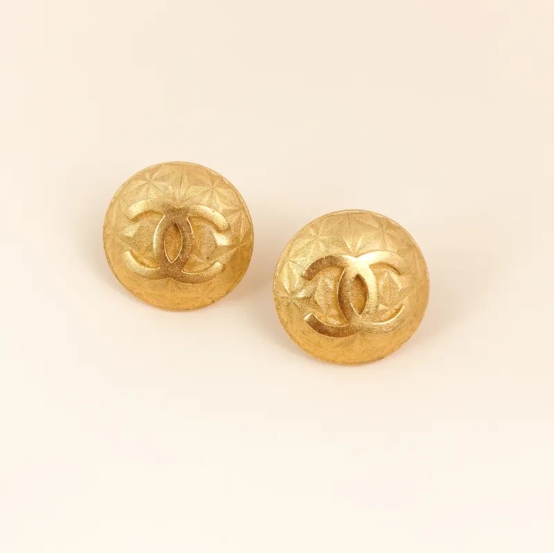 Chanel Earrings Earrings Gold One Size