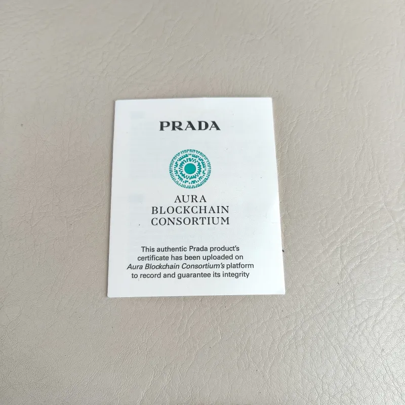PRADA Shoulder Bag Bonnie Soft Lux Taupe Waxed Leather 42 × 12 × 30 cm — detail view 13 of 13