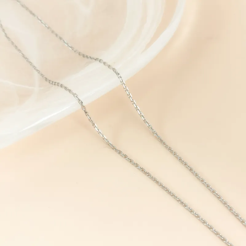 Van Cleef & Arpels Necklace Alhambra Alhambra Collection Necklace 20 White Gold Diamond18KW hite Gold Vintage Small 42cm — cover view 3 of 11