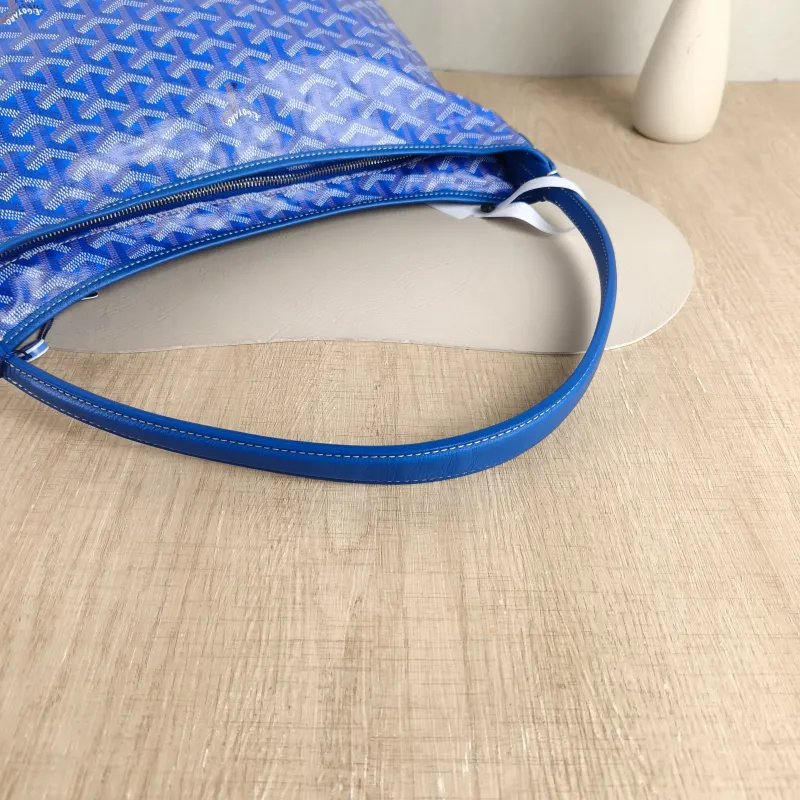 GOYARD Shoulder Bag Boheme Hobo​ Blue PVC Small 43 × 14 × 27 cm — detail view 11 of 11