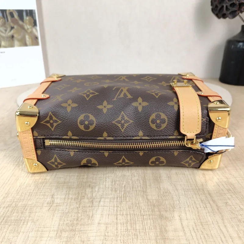Louis Vuitton Crossbody Bag Side Trunk Box Monogram PVC Medium 23.5 × 8.5 × 16 cm — detail view 8 of 13