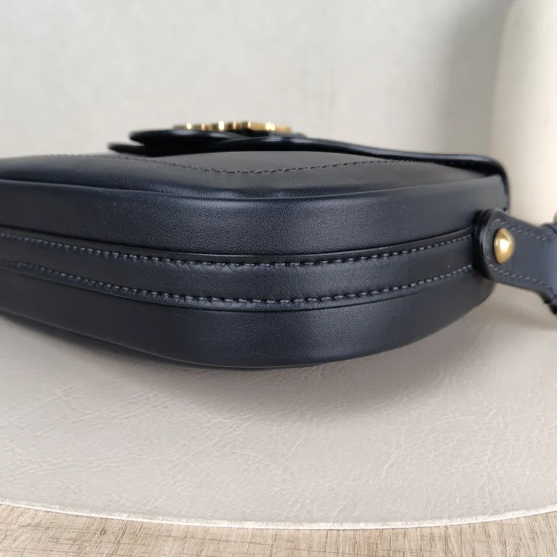 DIOR Crossbody Bag D-Fence Black Calfskin Medium 22.5 × 5 × 17.5 cm — detail view 5 of 12