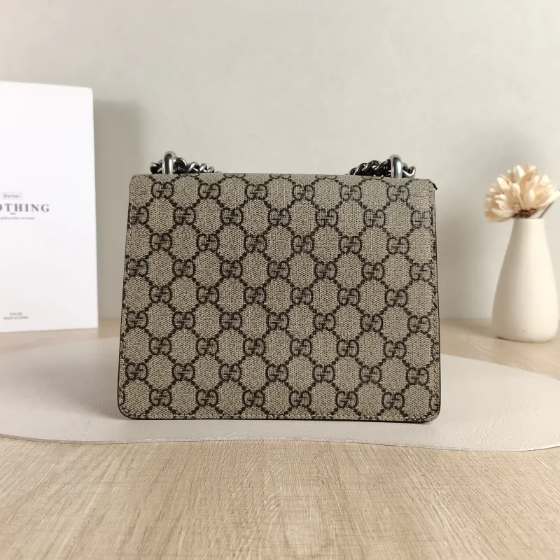 GUCCI Crossbody Bag Dionysus Monogram · Red PV Cmini20 × 5 × 15.5 cm — cover view 4 of 5