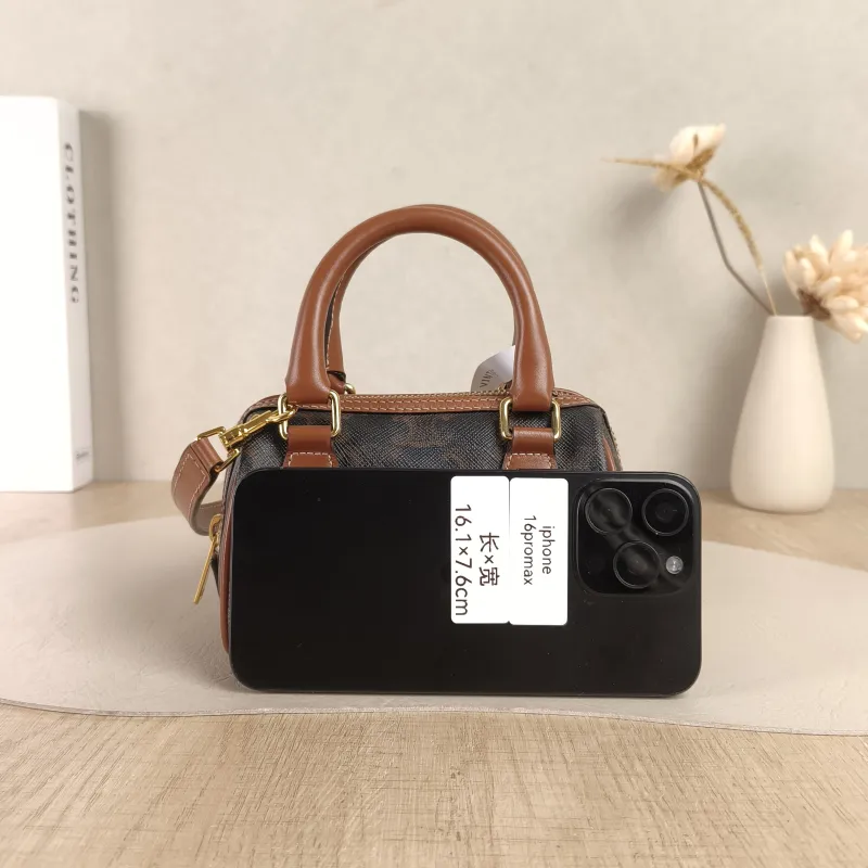 CELINE Crossbody Bag Monogram PV Cmini14 × 7.5 × 9.5 cm — cover view 4 of 5