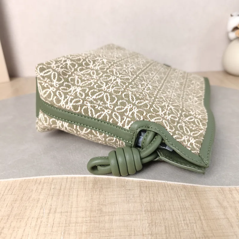 LOEWE Crossbody Bag Flamenco Canvas Mini 24 × 9 × 18 cm — detail view 8 of 11