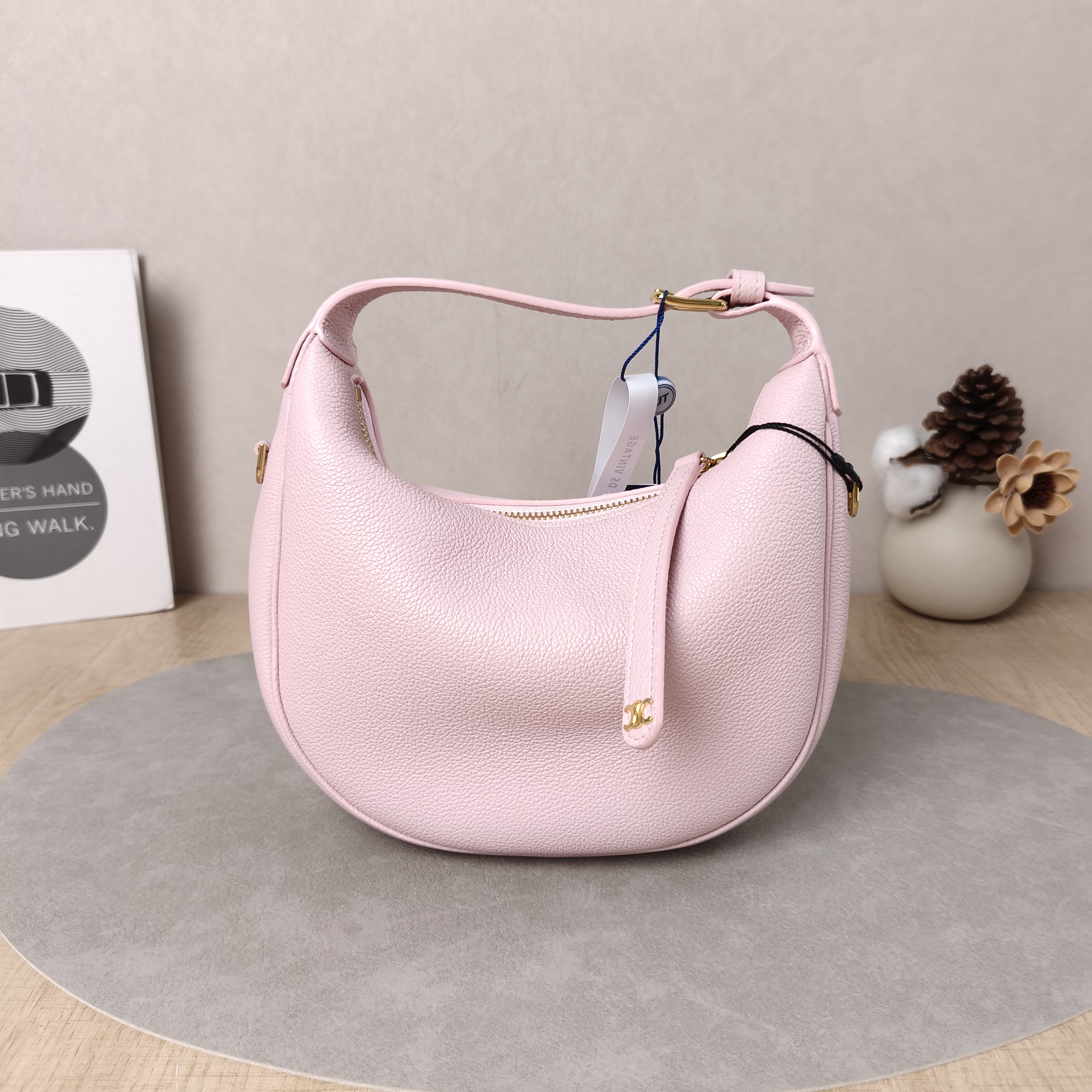 CELINE Crossbody Bag TEEN LULU hobo Calfskin Small21 × 5 × 24 cm — cover view 3 of 5