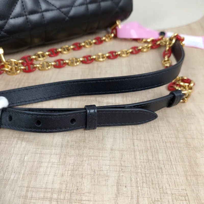DIOR Crossbody Bag Miss Caro Chain Bag Black Lambskinmini18 × 5.5 × 12 cm — detail view 1 of 11
