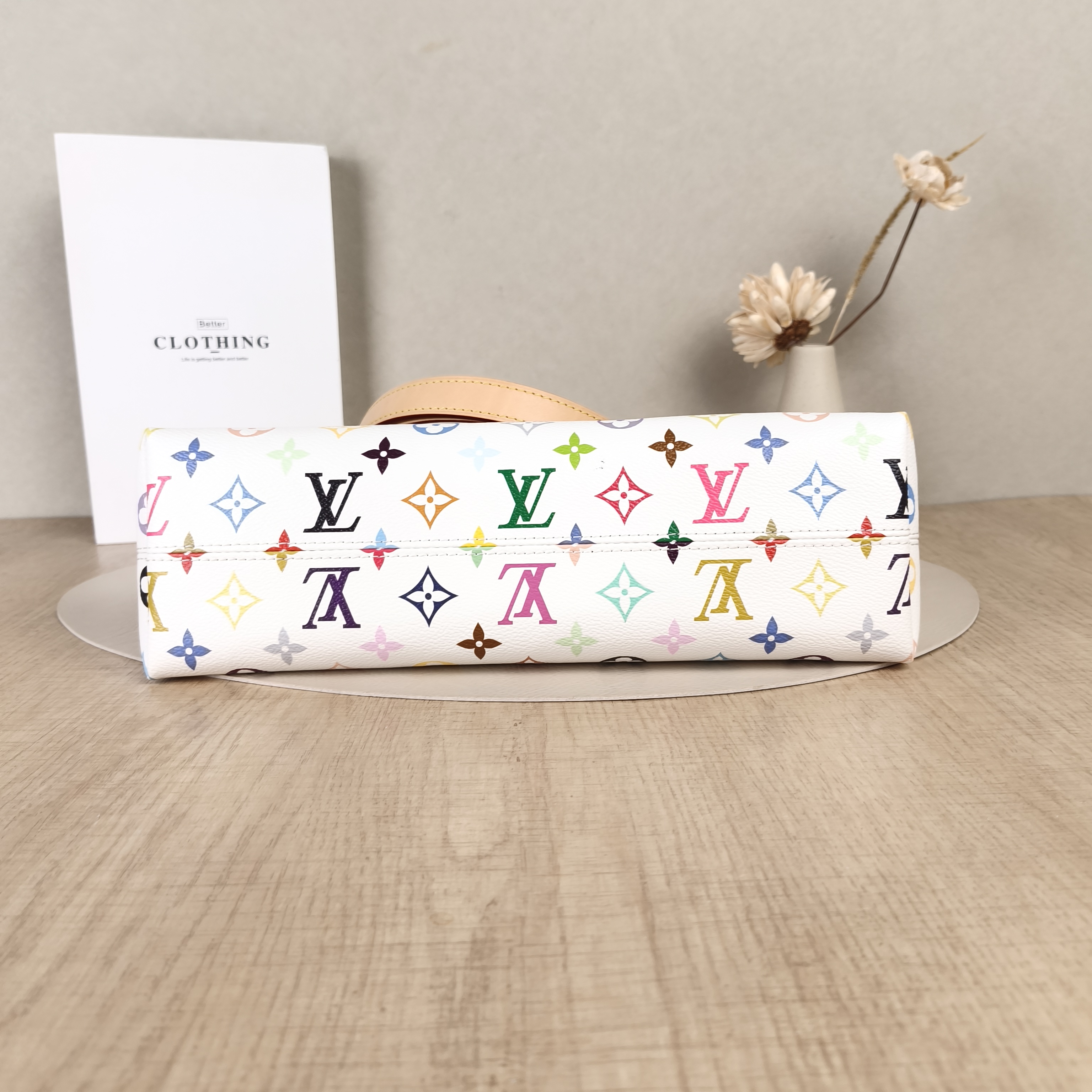 Louis Vuitton Shoulder Bag Carryall East West Multicolore PVC36 × 10 × 19 cm — cover view 4 of 5