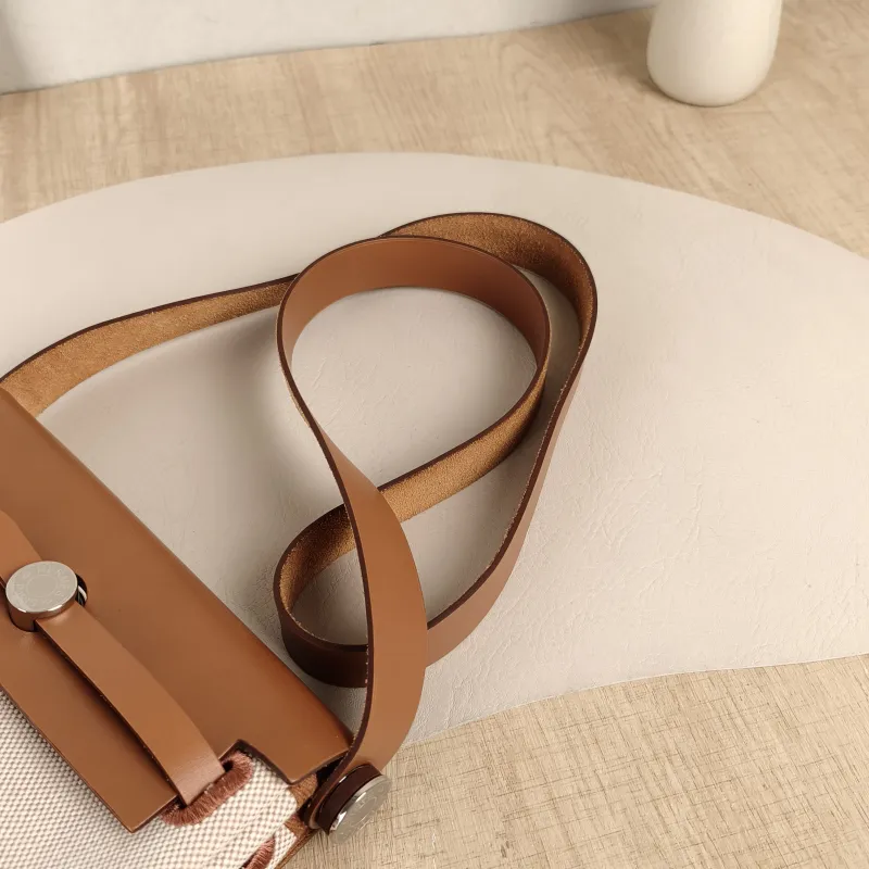 Hermès Shoulder Bag Herbag Zip 20 Beige Canvas mini20 × 7 × 17 cm — detail view 8 of 12