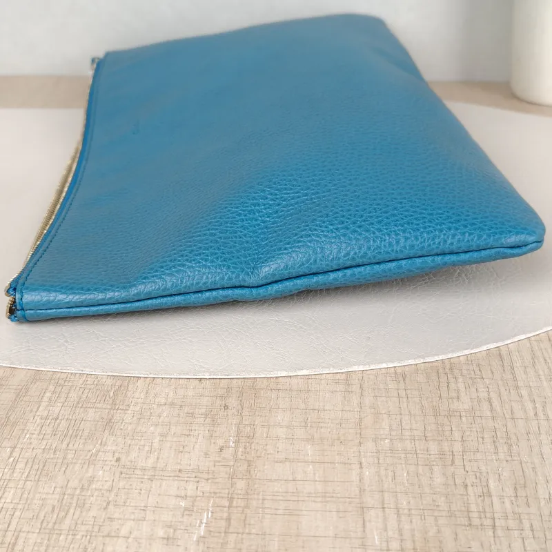 GUCCI Clutch Clutch Blue Calfskin One Size34*21 — detail view 7 of 10
