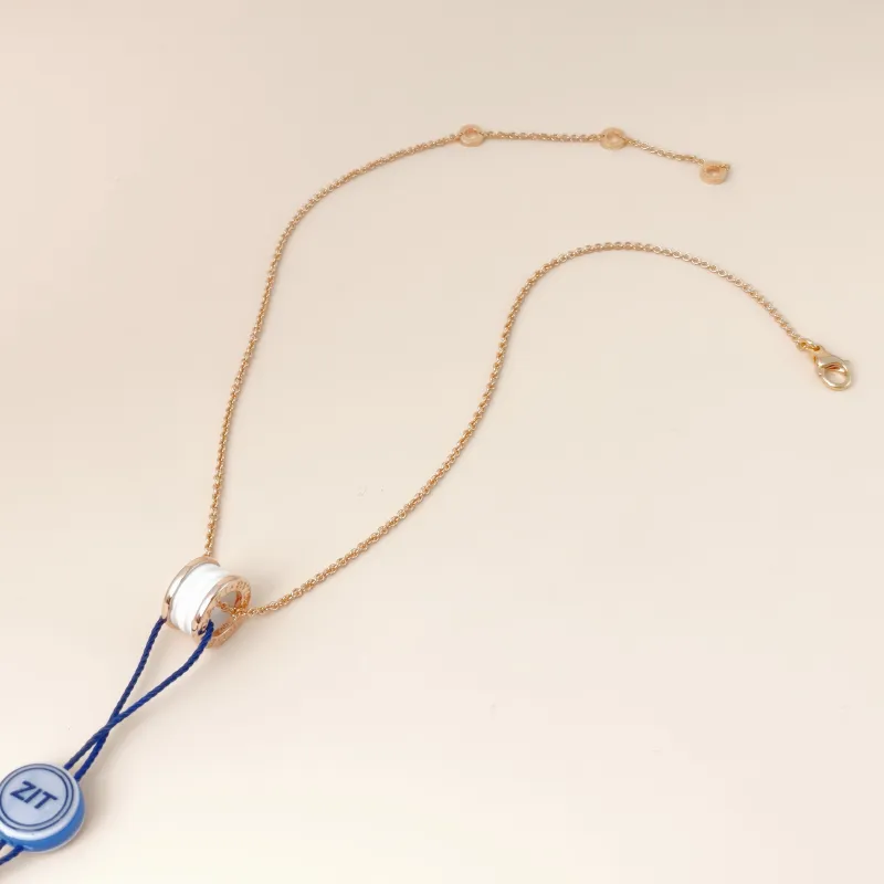 Bvlgari Necklace B.ZERO1Collection White White18KR ose Gold One Size1.5*38-45 — cover view 4 of 13