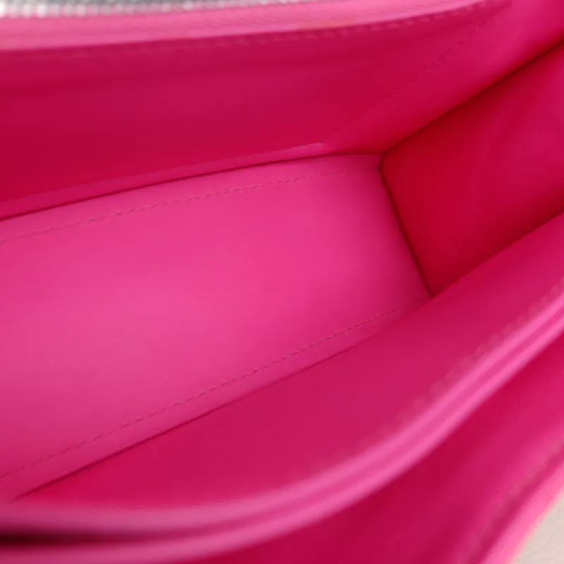 BALENCIAGA Shoulder Bag CRUSH Chain Bag Neon Pink Calfskin Small25 × 8 × 15 cm — detail view 5 of 14