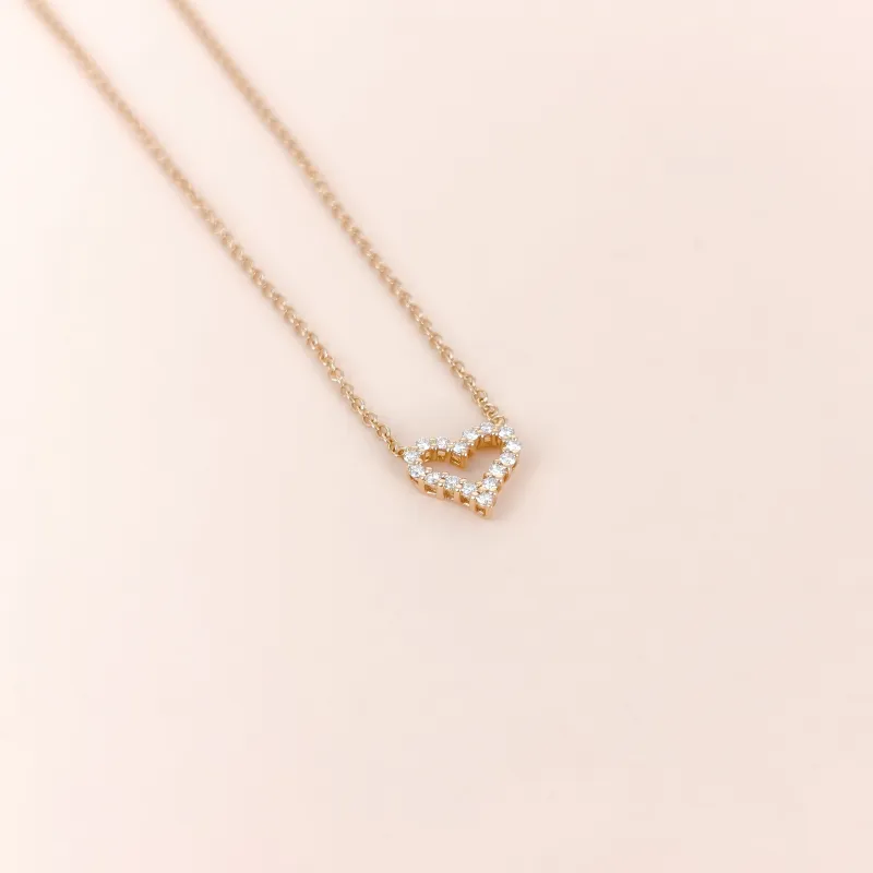 Tiffany&Co. Necklace Hearts Necklace Rose Gold Diamond18KR ose Gold One Size 40cm โ cover view 2 of 7