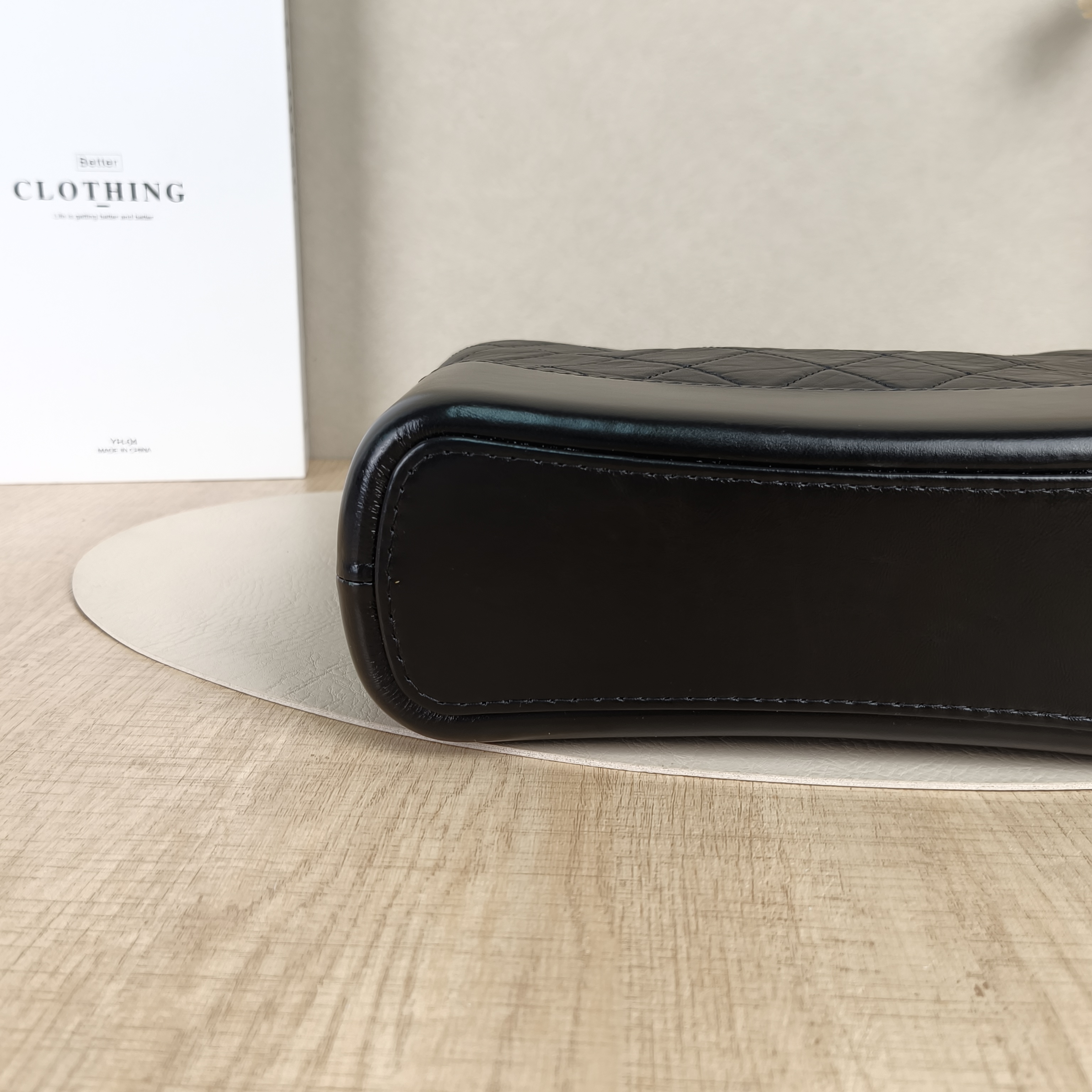 Chanel Crossbody Bag Gabrielle Gabrielle Bag Black CC alfskin Medium26 × 9 × 20 cm — cover view 8 of 8