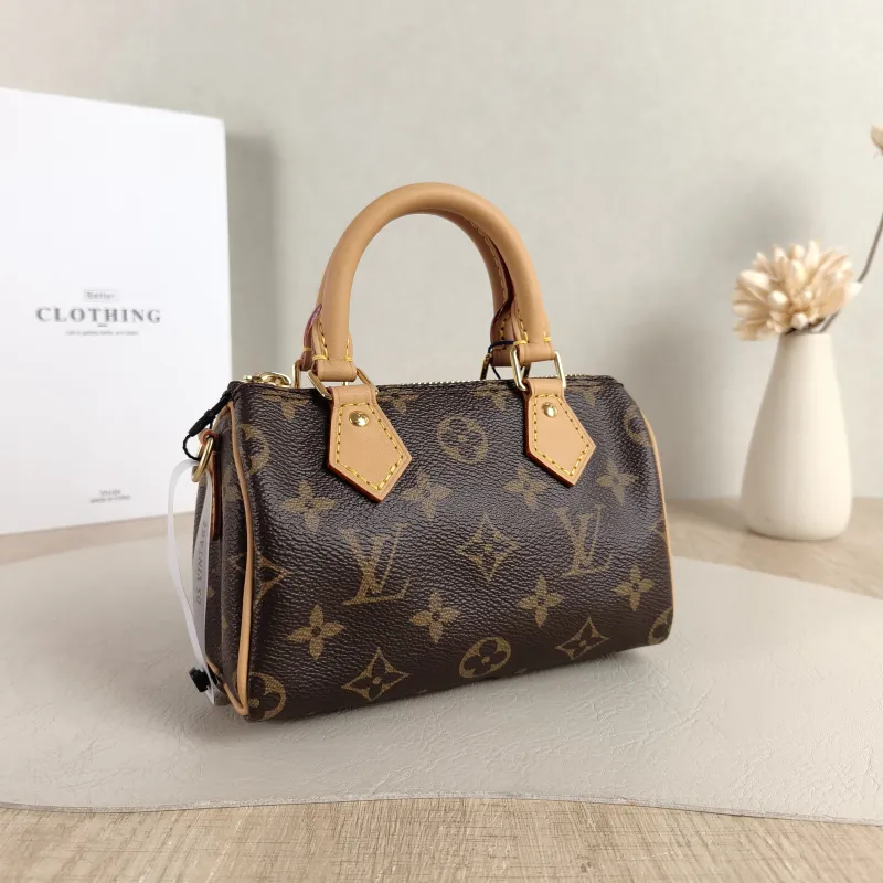 Louis Vuitton Crossbody Bag Speedy Nano Shoulder Strap PVC nano 16 × 7.5 × 10 cm — cover view 2 of 5