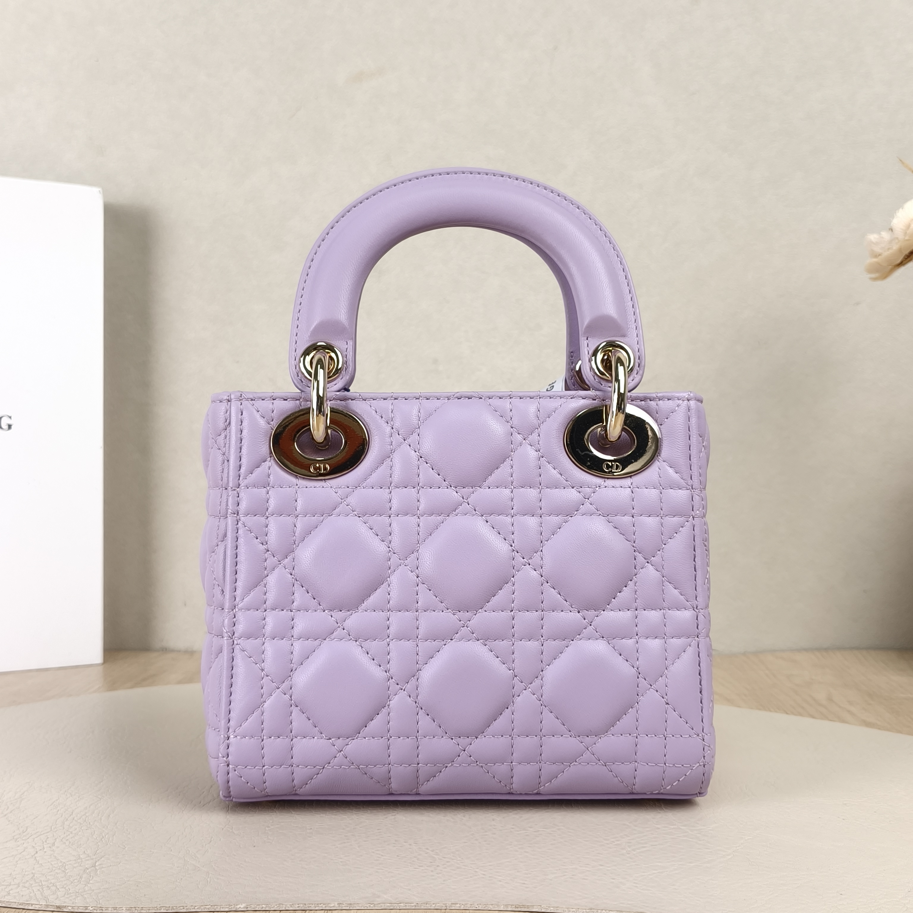 DIOR Crossbody Bag Lady Lady Dior Bag Lambskinmini17 × 7 × 15 cm — cover view 3 of 5
