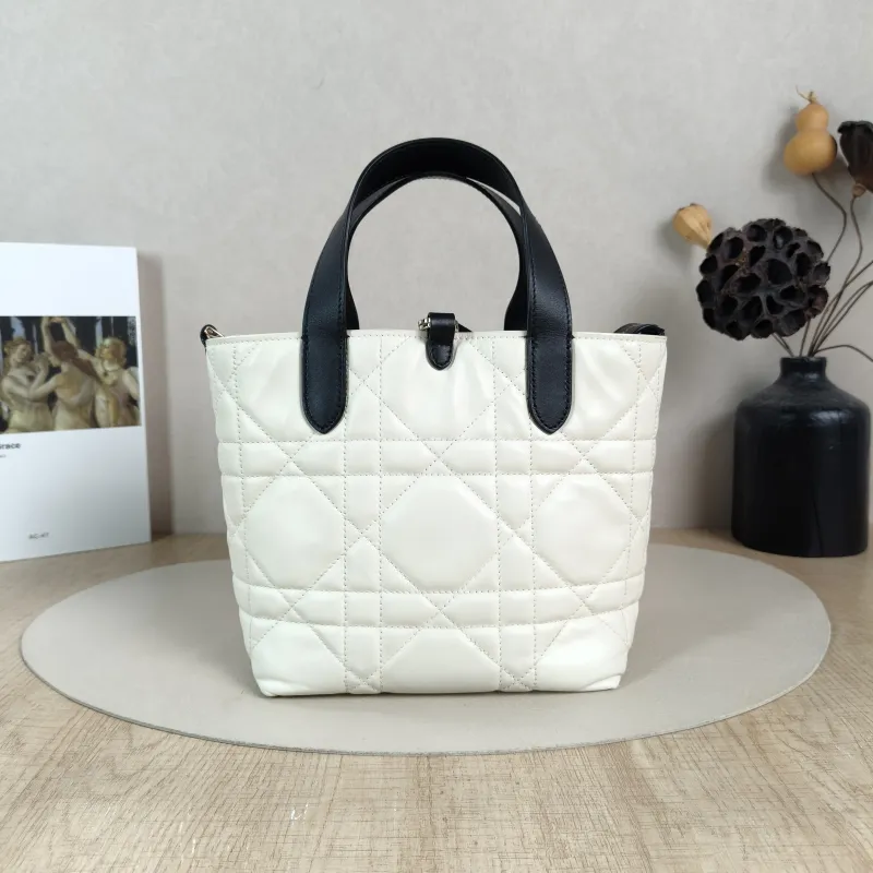DIOR Top Handle Bag TOUJOURS Edition Calfskin Small18.5 × 12 × 18.5 cm — cover view 3 of 6