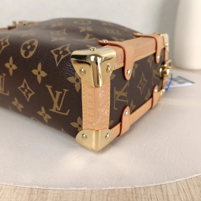 Louis Vuitton Crossbody Bag Side Trunk Box Monogram PVC Medium 23.5 × 8.5 × 16 cm — detail view 9 of 13