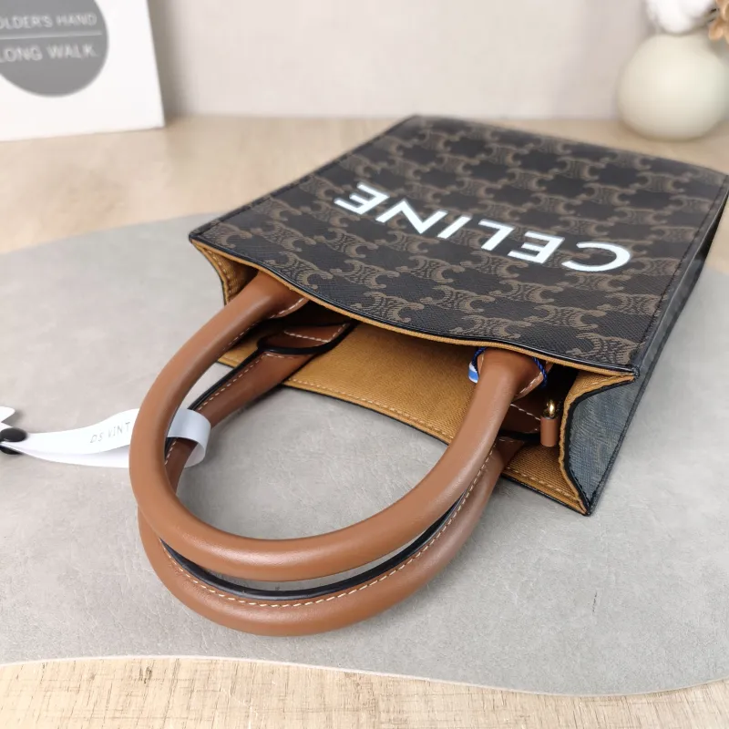 CELINE Crossbody Bag CABAS Mini Monogram PVC Mini 17 × 4 × 20.5 cm — detail view 6 of 11