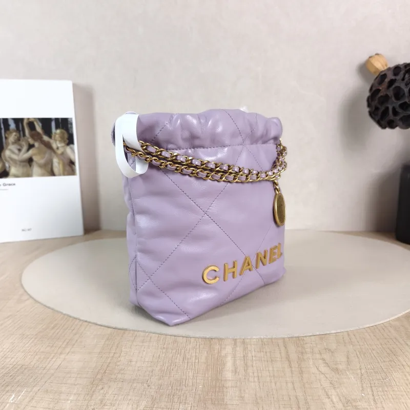 Chanel Crossbody Bag 22Bag Calfskin Mini 20 × 6 × 19 cm — cover view 2 of 5