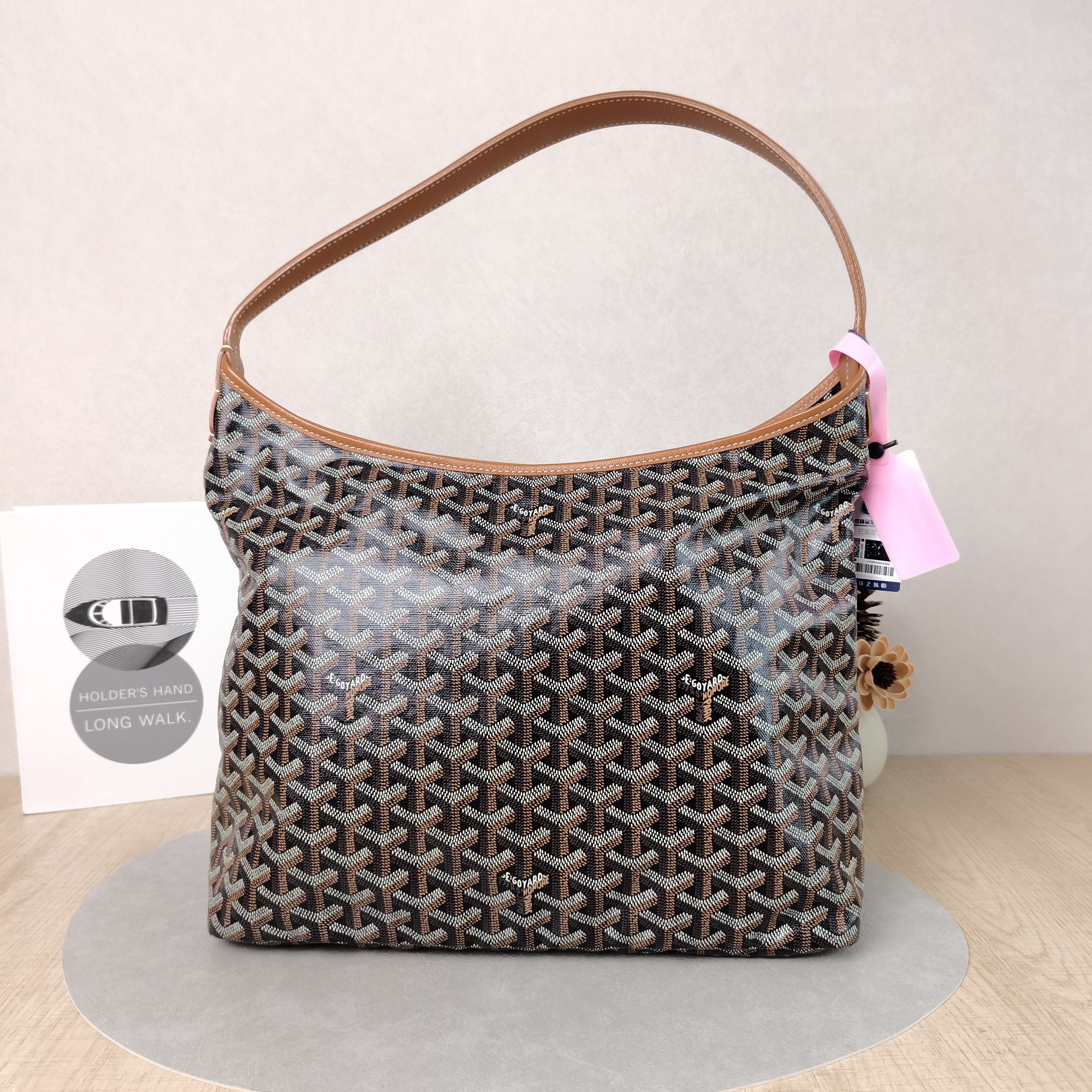 GOYARD Shoulder Bag Boheme Hobo Brown ine Canvas Small43 × 14 × 27 cm — cover view 4 of 5