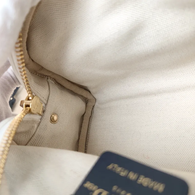 DIOR Crossbody Bag Vibe Bowling White CC alfskin Mini 17.5 × 8 × 10.5 cm — detail view 9 of 12