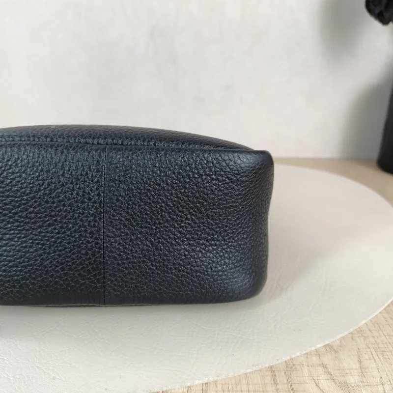 PRADA Shoulder Bag Black Calfskin Mini 18 × 9 × 16 cm — detail view 9 of 11