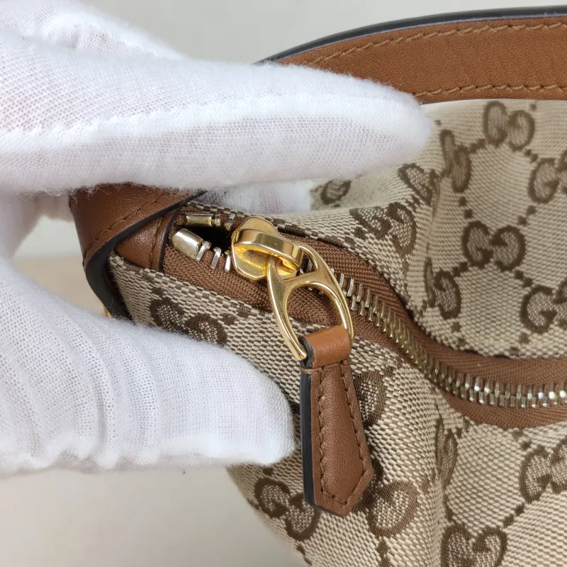 GUCCI Top Handle Bag vanity Vanity Case Bag Monogram Canvas Mini 19 × 9 × 10 cm — detail view 10 of 11