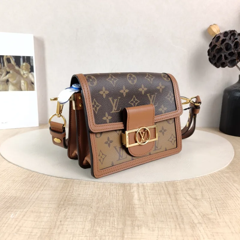 Louis Vuitton Crossbody Bag Dauphine Monogram PVC Mini 20 × 9 × 15 cm — cover view 4 of 5