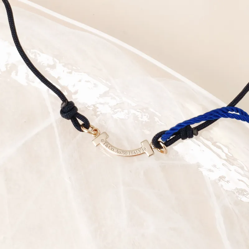 Tiffany&Co. Bracelet T Smile Collection Pavé Diamond Rose Gold Diamond18KR ose Gold One Size22cm — cover view 3 of 9