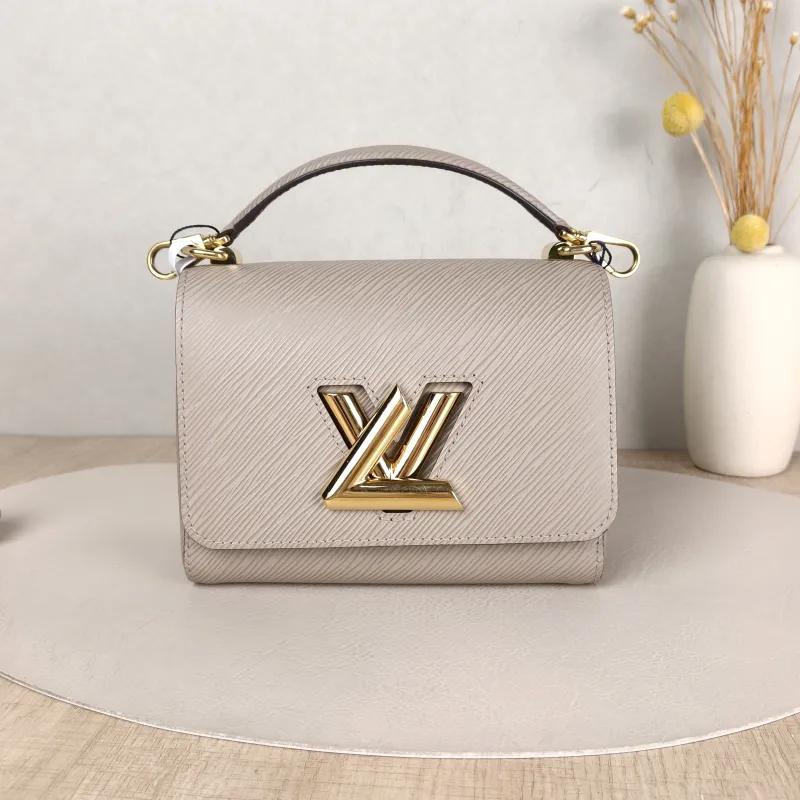 Louis Vuitton Crossbody Bag Twist Epi Embossed Calfskin Small 19 × 9 × 15 cm