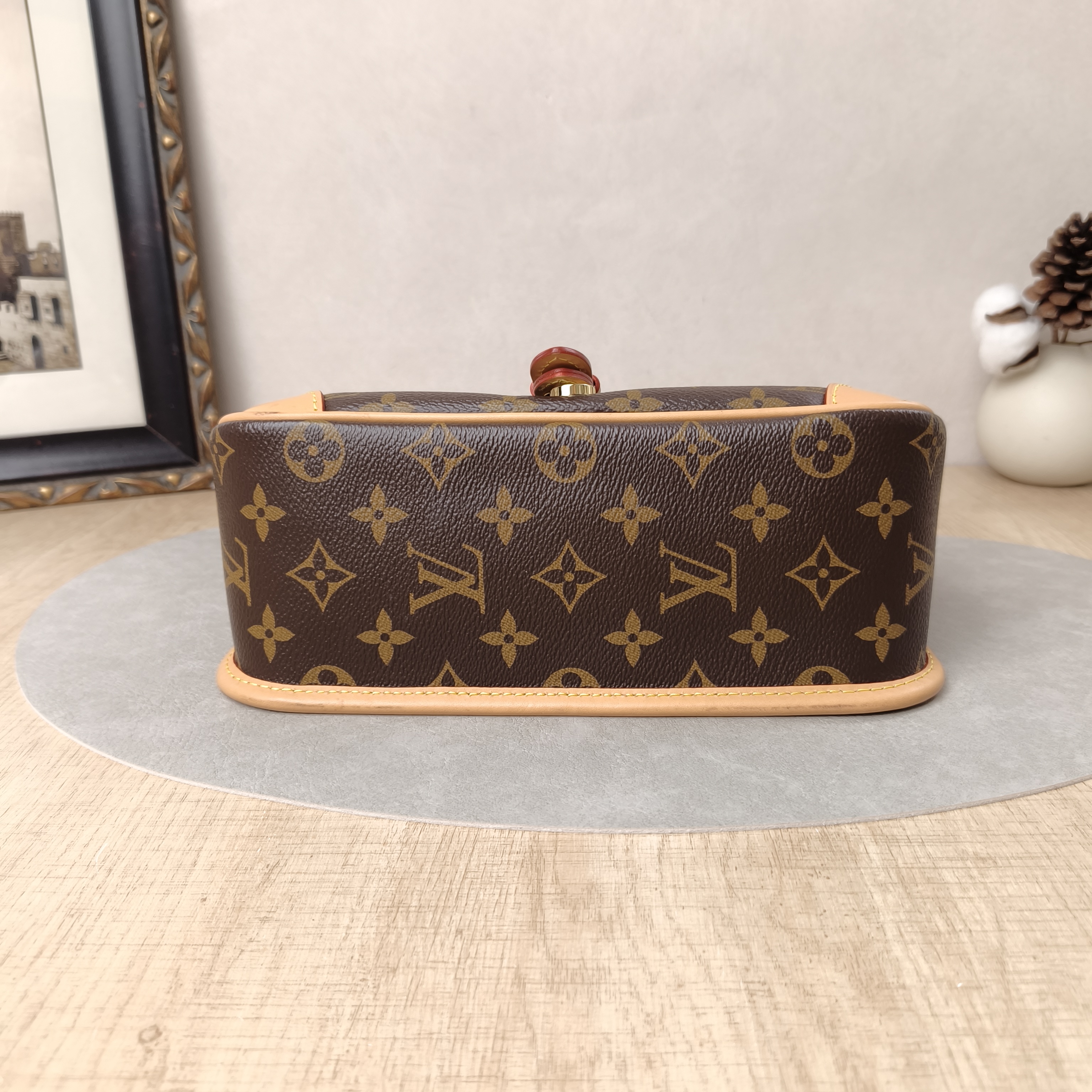 Louis Vuitton Crossbody Bag Diane Baguette Bag Shoulder Strap PVC Small24 × 9 × 15 cm — cover view 3 of 6