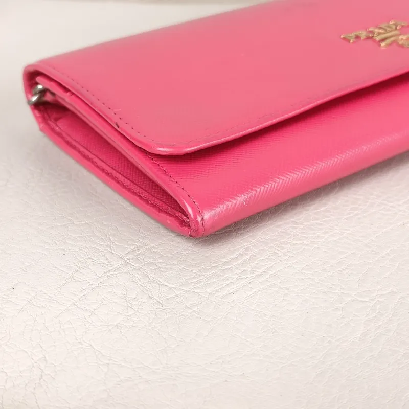 PRADA Shoulder Bag Shoulder Bagwoc Pink Calfskin 21 × 2.5 × 10.5 cm Conditioned — detail view 2 of 12