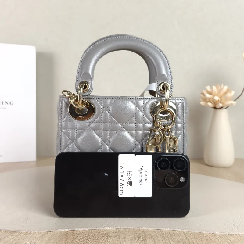 DIOR Crossbody Bag Lady Lady Dior Bag Mini12 × 5 × 10 cm — cover view 5 of 5