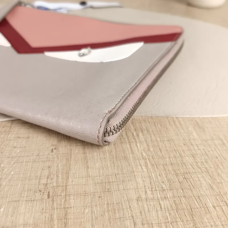 FENDI Clutch Clutch Colorblock Calfskin One Size 25.5*19 — detail view 7 of 7