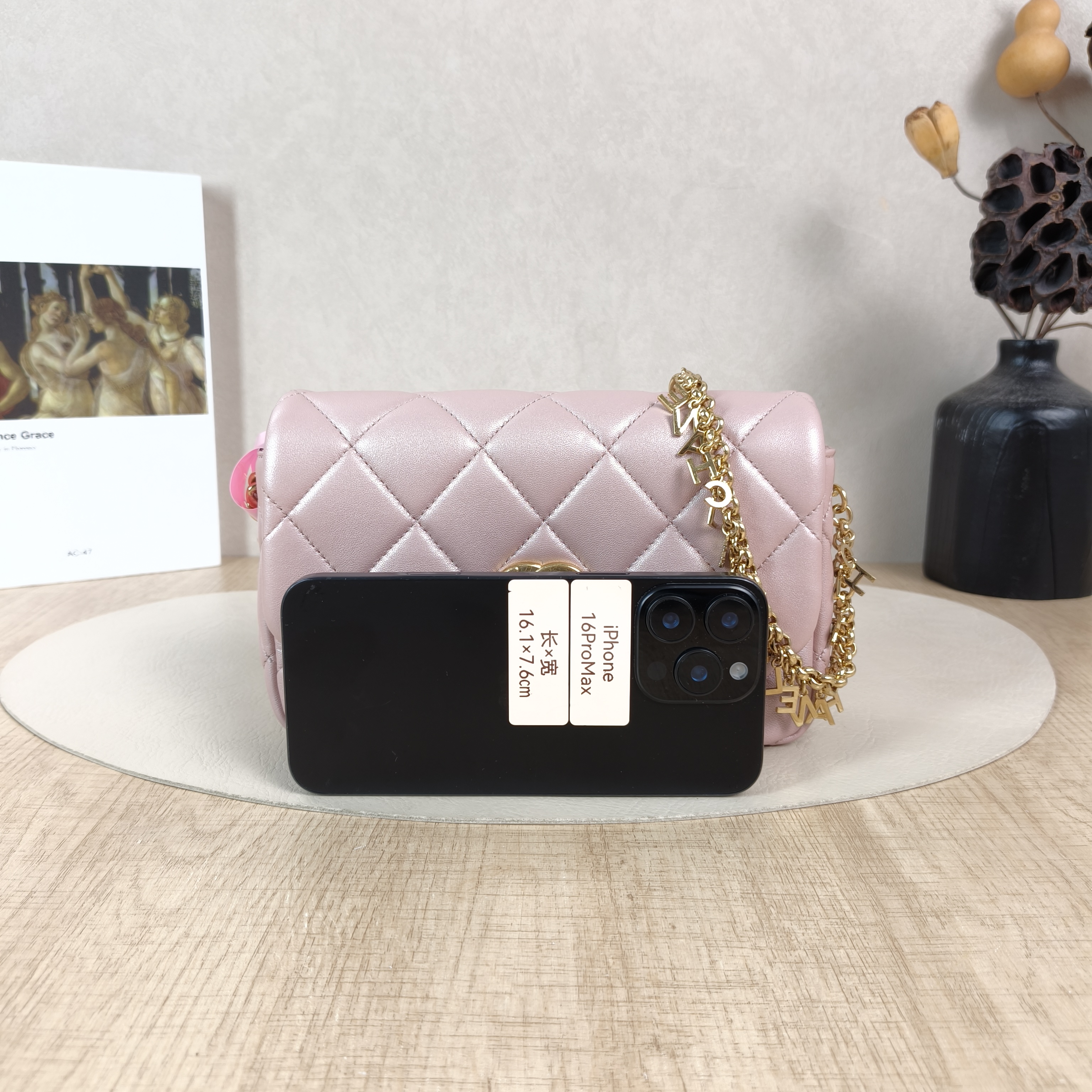 Chanel Crossbody Bag24p Calfskin One Size20 × 5.5 × 13 cm — cover view 4 of 5