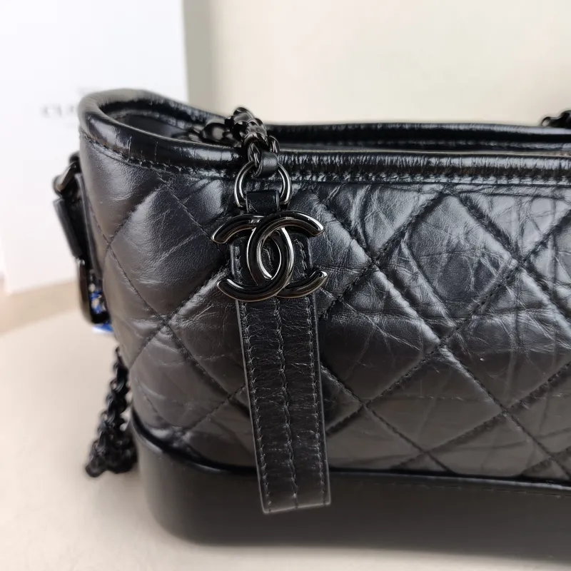 Chanel Crossbody Bag Gabrielle Gabrielle Bag Black Calfskin Small 20 × 8 × 15 cm 28 — detail view 12 of 13
