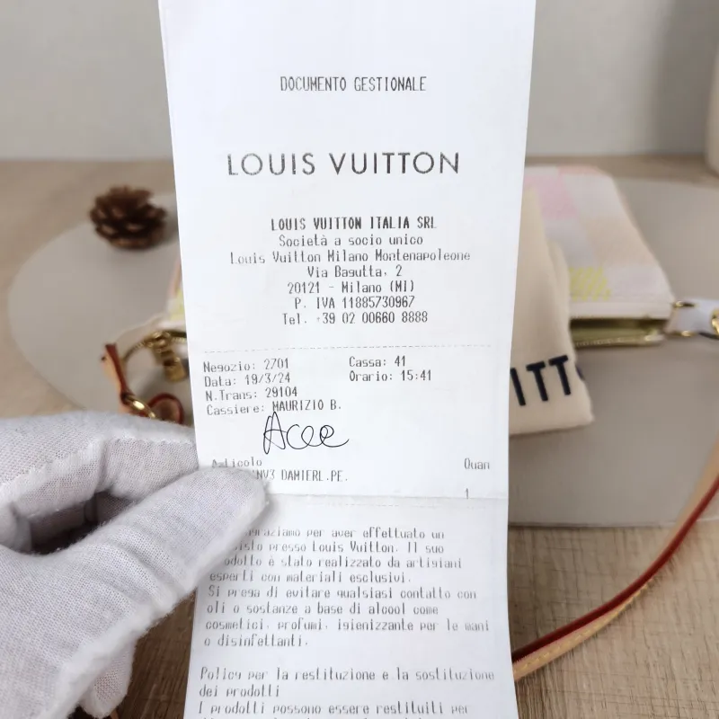 Louis Vuitton Shoulder Bag Pochette Accessoires PVC Large 23.5 × 4 × 13.5 cm — detail view 8 of 13