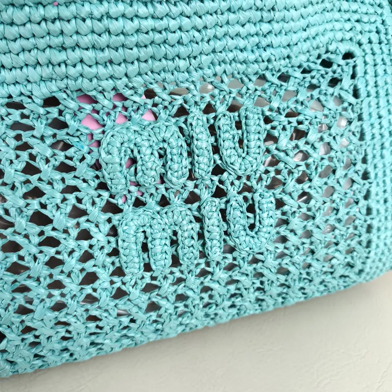 Miumiu Shoulder Bag Woven Woven One Size 29 × 5 × 20 cm — detail view 10 of 12